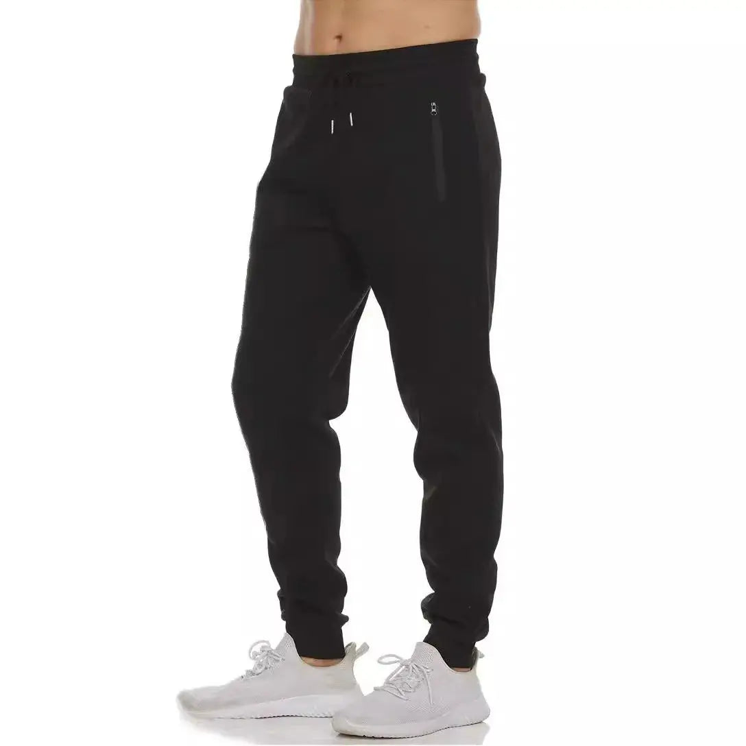 Caden - Stylish Men's Cargo Sweatpants With Zipper Pockets For Casual Wear 1