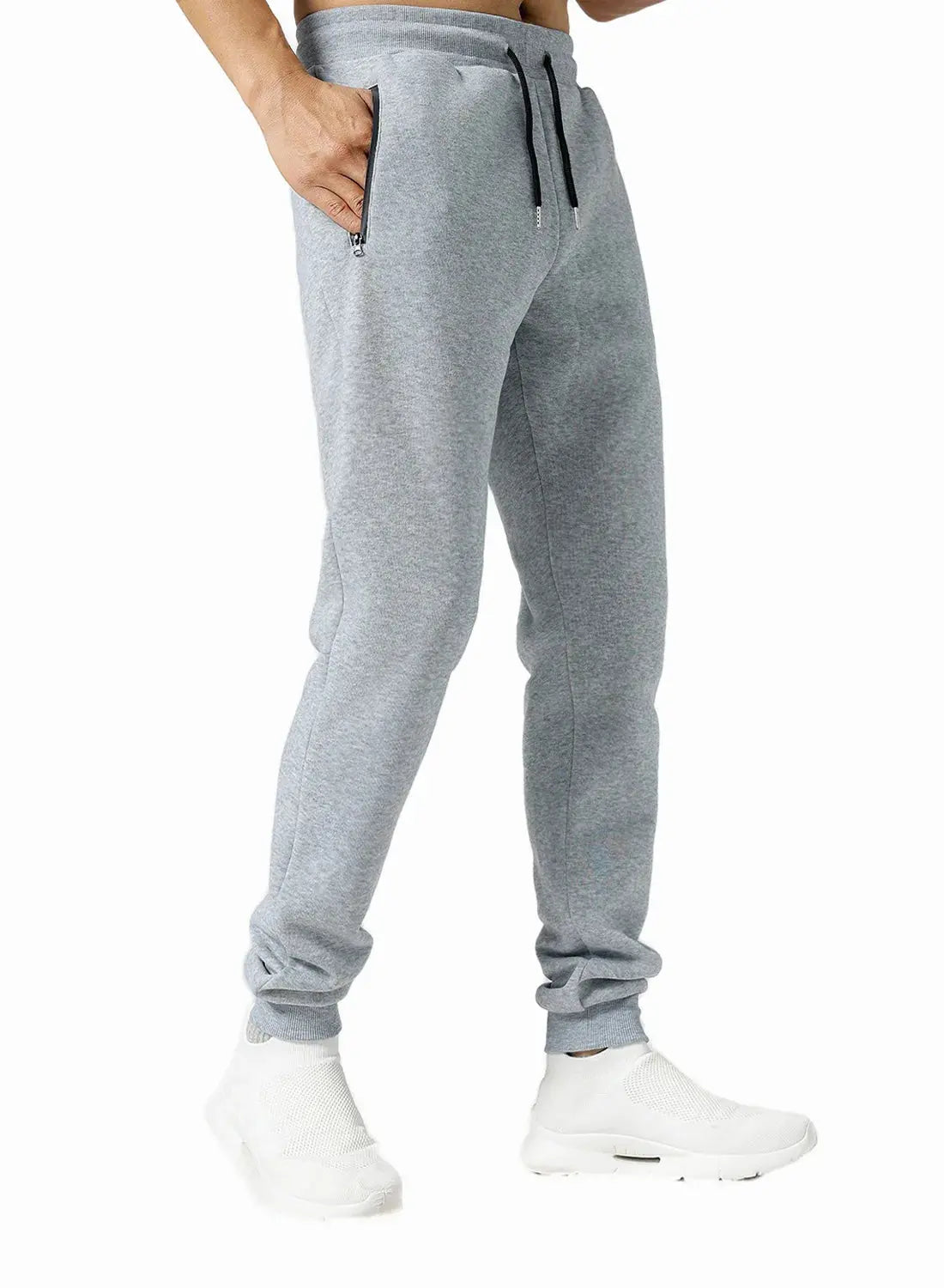 Caden - Stylish Men's Cargo Sweatpants With Zipper Pockets For Casual Wear 7