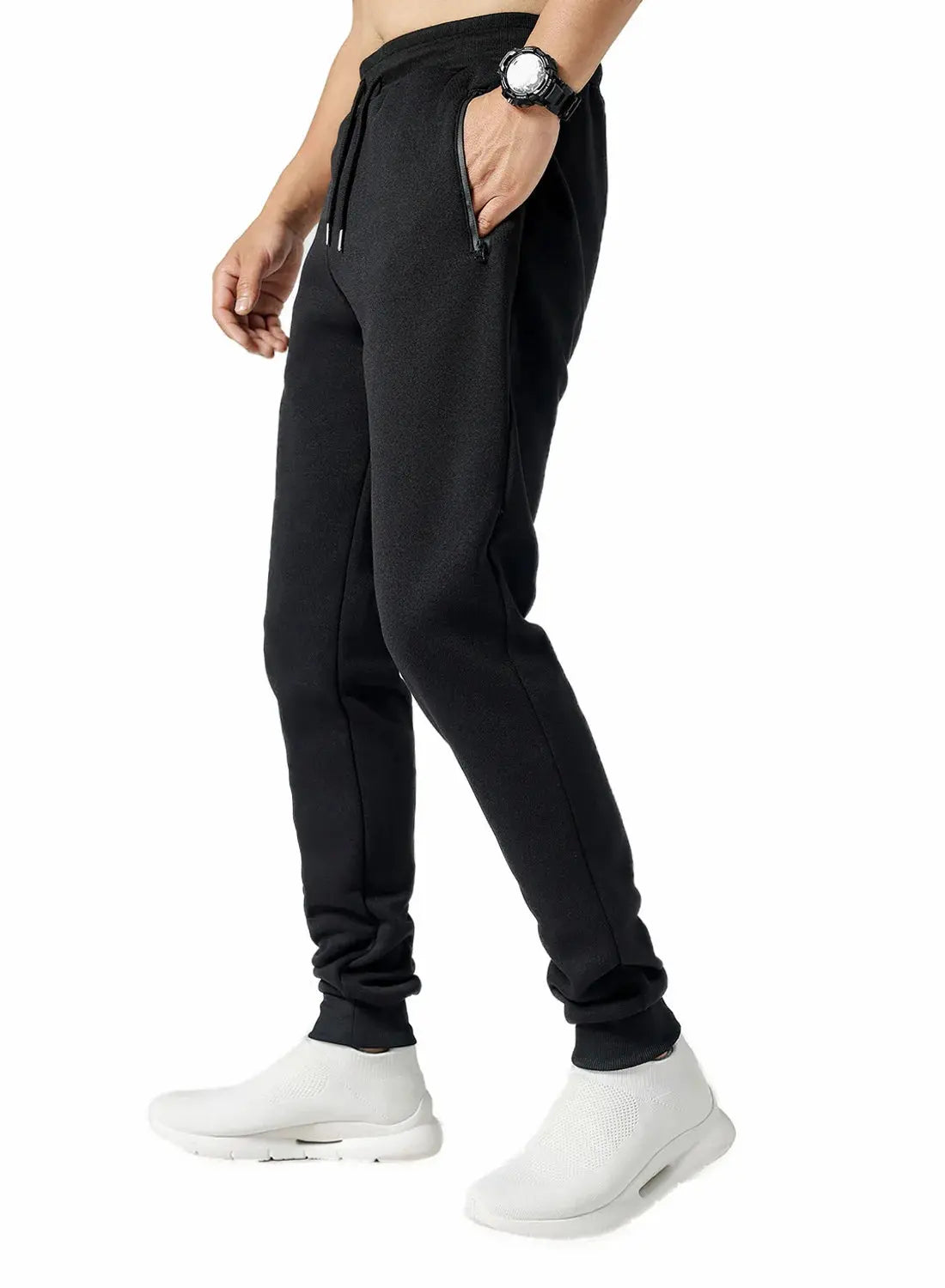 Caden - Stylish Men's Cargo Sweatpants With Zipper Pockets For Casual Wear 6