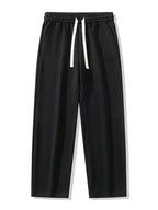Ethan - Men's Wide Leg Cotton Sweatpants with Drawstring & Pockets, Sizes M-8XL 0