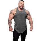 Caden - Breathable Men's Sleeveless T-Shirt for Gym and Casual Wear 6