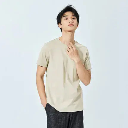 Ethan – Classic Fit Cotton V-Neck T-Shirt for Men with Moisture-Wicking Technology, Size S-XXL 10