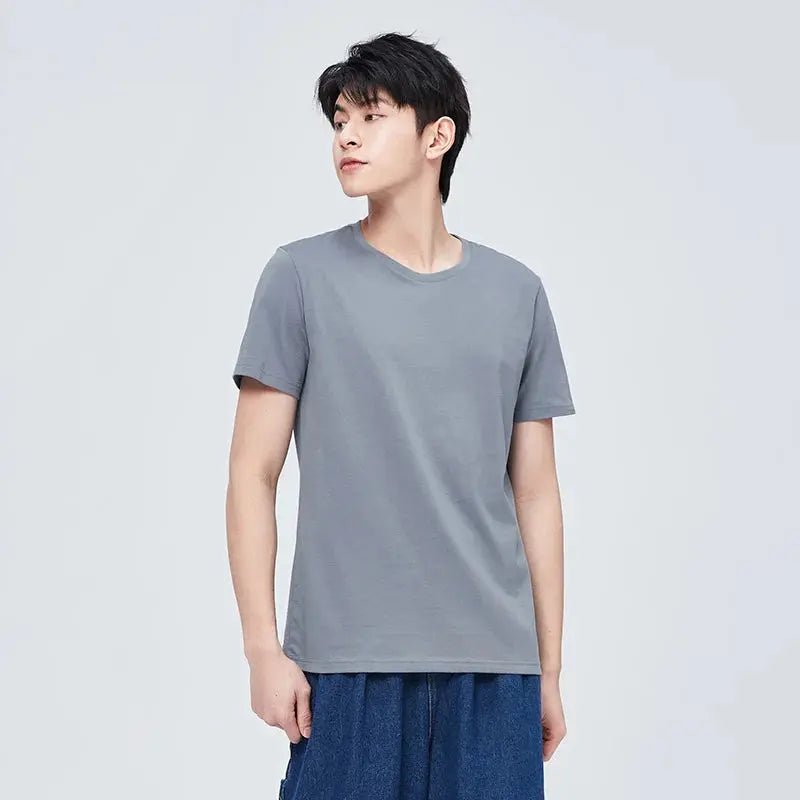 Ethan – Classic Fit Cotton V-Neck T-Shirt for Men with Moisture-Wicking Technology, Size S-XXL 12