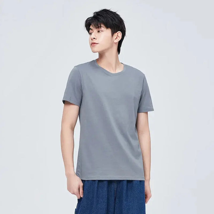 Ethan – Classic Fit Cotton V-Neck T-Shirt for Men with Moisture-Wicking Technology, Size S-XXL 12