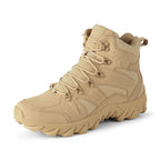 Cruz- Tactical Combat Boots for Men, Military-Grade Hiking & Outdoor Shoes- Khaki