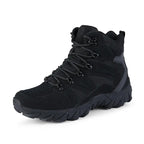 Cruz - Tactical Combat Boots for Men, Military-Grade Hiking & Outdoor Shoes- Black