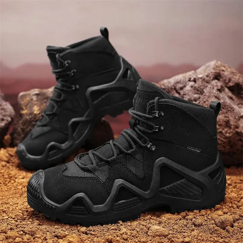 Ethan – Waterproof Tactical Boots for Men with Adjustable Straps for Combat & Outdoor Activities Size 7-12 3