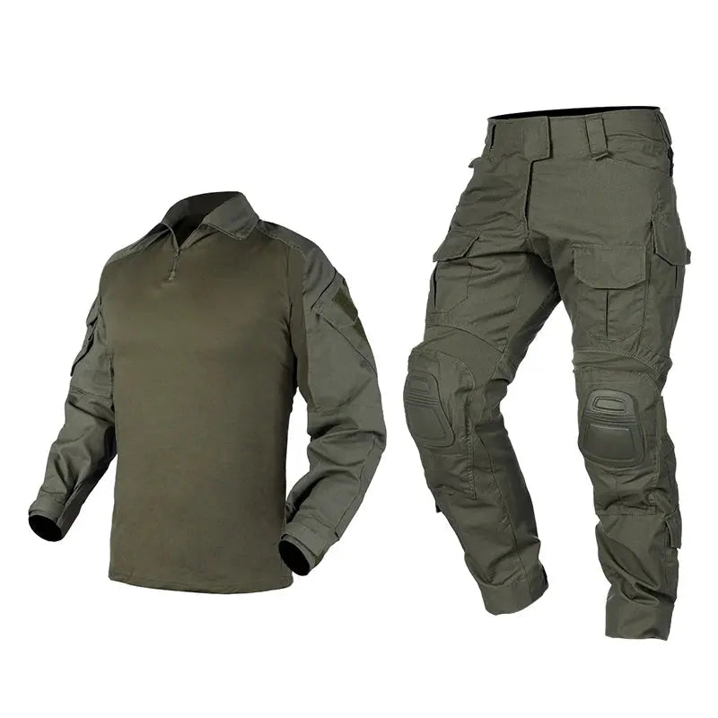 Maya – Tactical G3 Combat Suit with Knee Pads in Ranger Green, Adjustable Fit, Sizes S-XXL 0