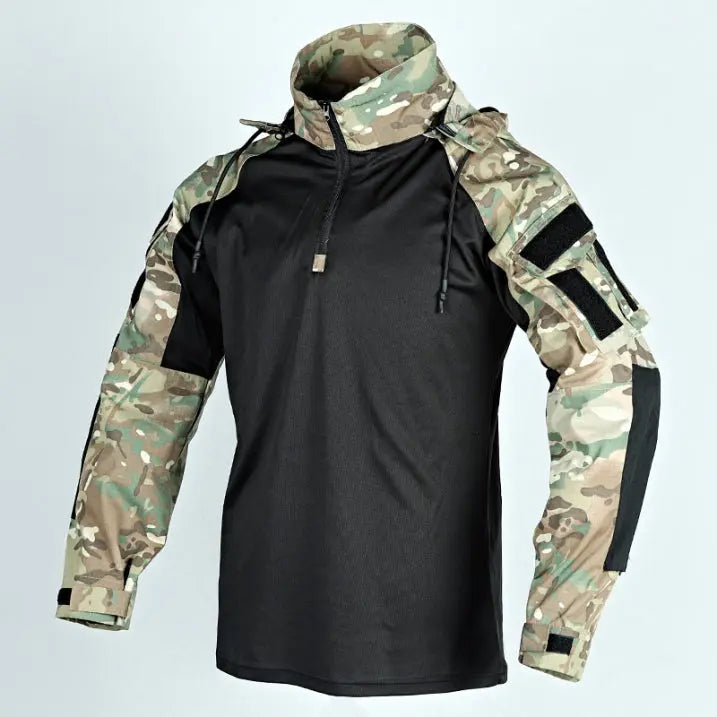 Caden – Tactical Softshell Jacket With Hood For Outdoor Adventures 0