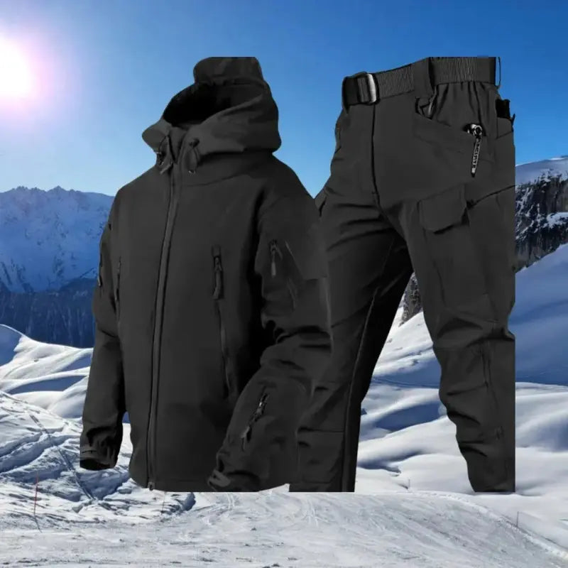 MunaWear - Tactical Jackets - Knox  – Men's Tactical Waterproof Softshell Jacket & Cargo Pants Set - 