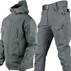 MunaWear - Tactical Jackets - Knox  – Men's Tactical Waterproof Softshell Jacket & Cargo Pants Set - 