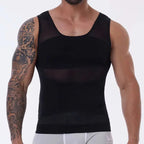 Caden - Breathable Men's Compression Tank Top With Tummy Control For Fitness And Everyday Wear 5