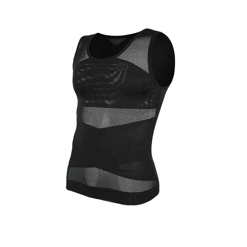 Caden - Breathable Men's Compression Tank Top With Tummy Control For Fitness And Everyday Wear 8