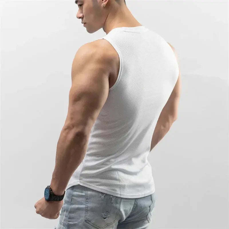 Caden - Breathable Men's Tank Top With Quick-Drying Mesh For Gym And Running 2