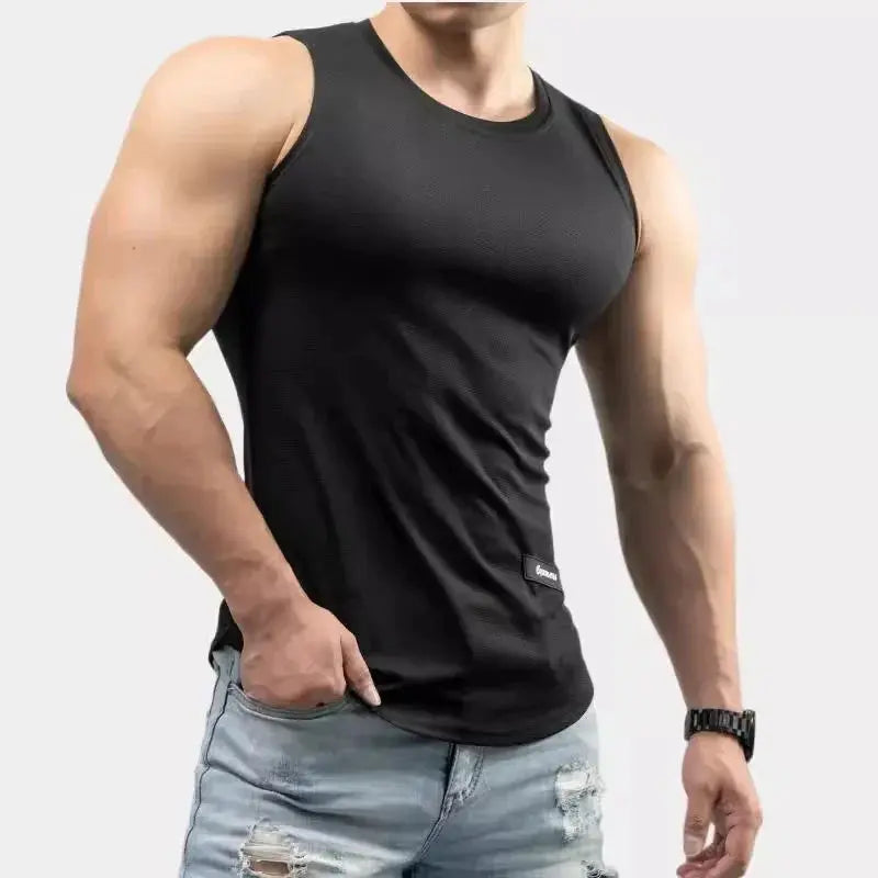 Caden - Breathable Men's Tank Top With Quick-Drying Mesh For Gym And Running 3