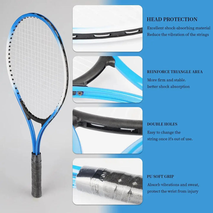 Mia – Complete Tennis Racket Set with Carry Bag for Beginners, Lightweight and Durable Design, Size One Size 3