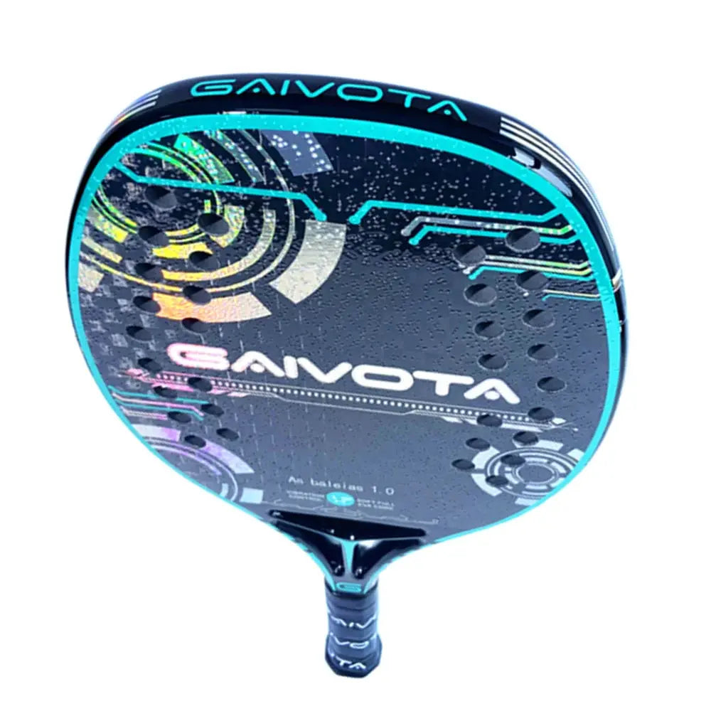 Ava – 12K Carbon Fiber Beach Tennis Racquet with Protective Backpack for Advanced Play 4