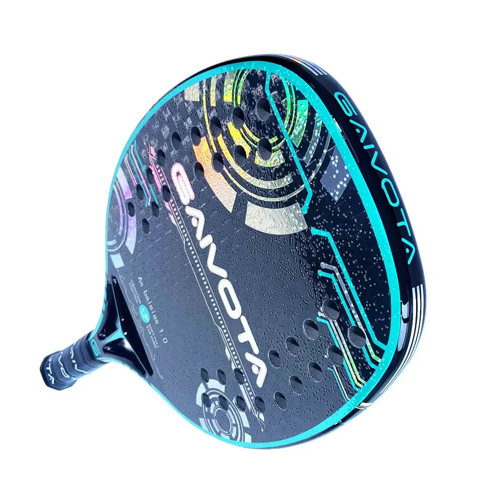 Ava – 12K Carbon Fiber Beach Tennis Racquet with Protective Backpack for Advanced Play 5