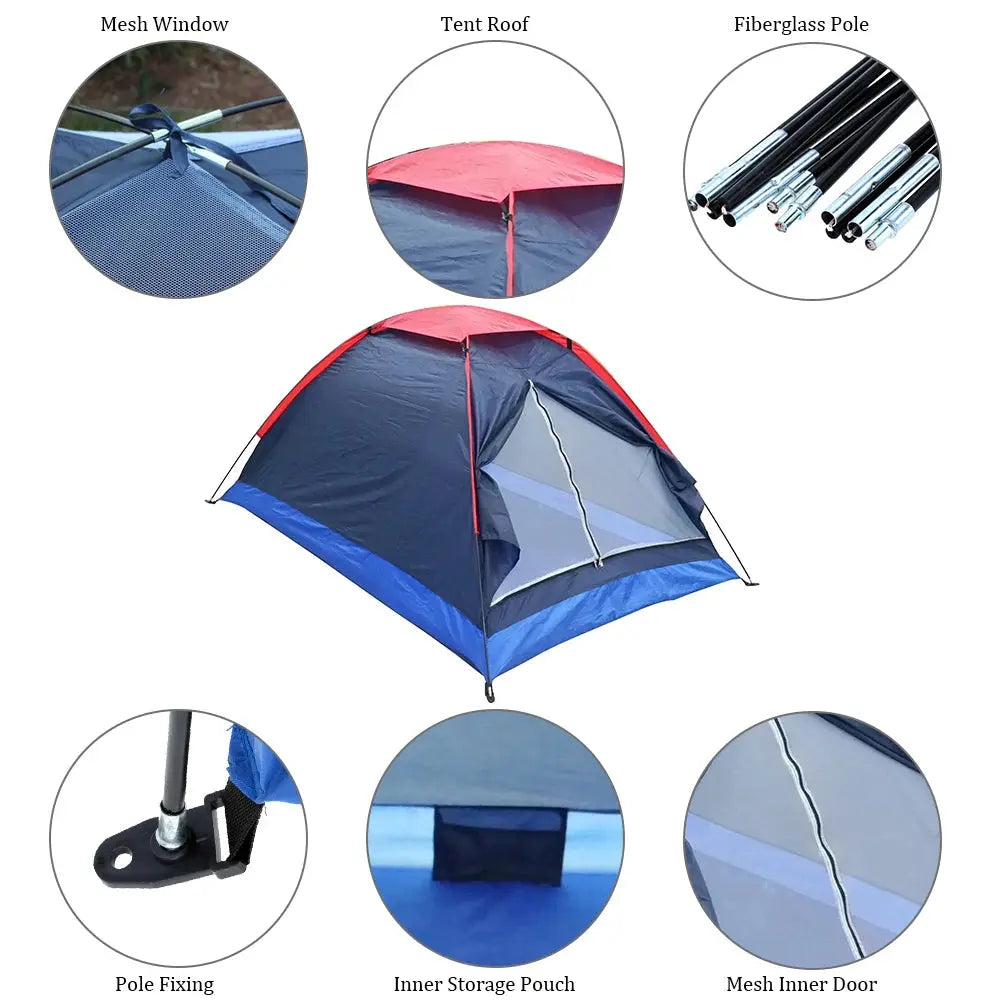 Mia – Lightweight 2-Person Camping Tent with Easy Setup & Carry Bag for Outdoor Adventures 4