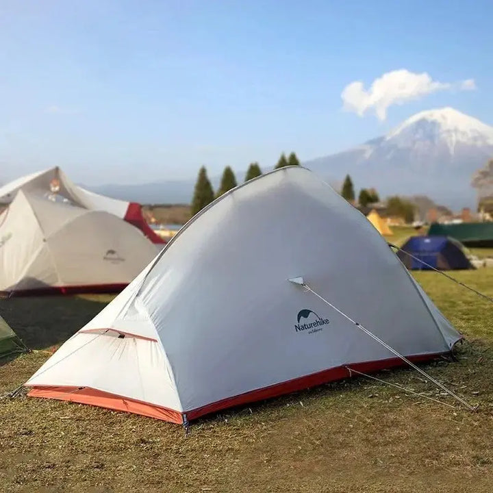 SwiftPeak – Ultralight Double Layer Camping Tent for 2-3 Persons with Durable 20D Nylon and Easy Setup
