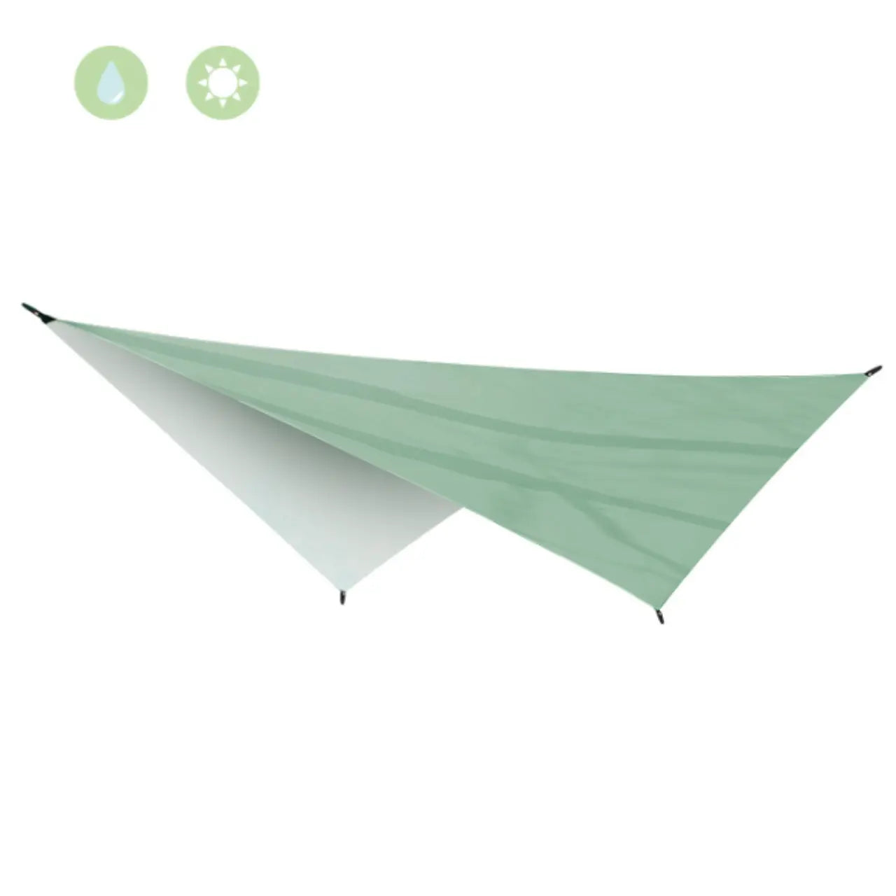 Adrex – Ultralight Waterproof Tarp Tent, Versatile Camping Tarp Shelter & Hammock Rain Fly, Easy Setup