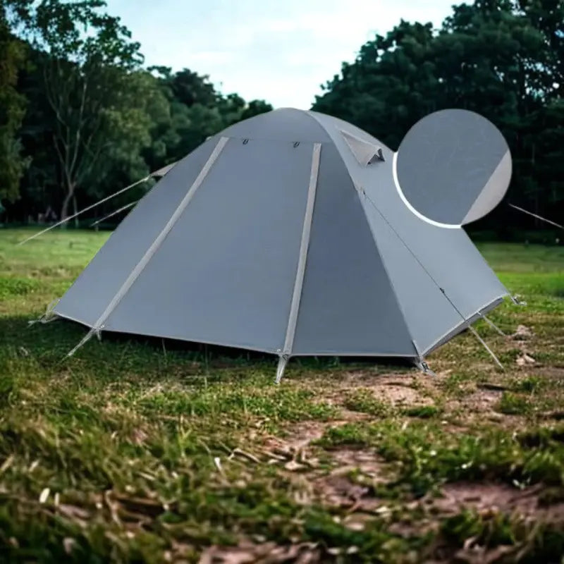 MunaWear - Tents & Hammocks - SwiftPeak – Ultralight Double Layer Camping Tent for 2-3 Persons with Durable 20D Nylon and Easy Setup - 