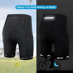 Chris – 5D Gel Padded Cycling Shorts with Back Pocket for Men, Ideal for Mountain & Road Biking