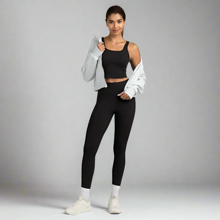 MunaWear  Tights & Leggings  Luna - Women's High Waist Yoga Legging 7/8 Length with Pockets