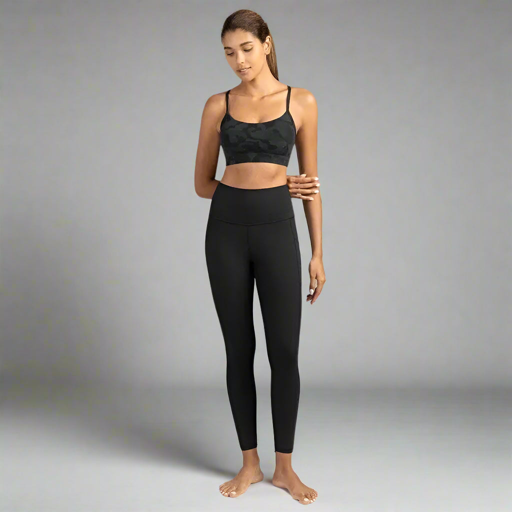 MunaWear  Tights & Leggings  Luna - Women's High Waist Yoga Legging 7/8 Length with Pockets