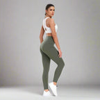 MunaWear  Tights & Leggings  Luna - Women's High Waist Yoga Legging 7/8 Length with Pockets