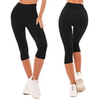 MunaWear  Tights & Leggings  Zenith - High Waist Women's Leggings for Yoga and Fitness  Black-XXXL