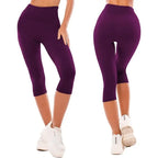 MunaWear  Tights & Leggings  Zenith - High Waist Women's Leggings for Yoga and Fitness  Dark-Purple-XXXL