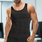 Brent – Slimming Body Shaper Vest for Men with Back Support & Compression Fit