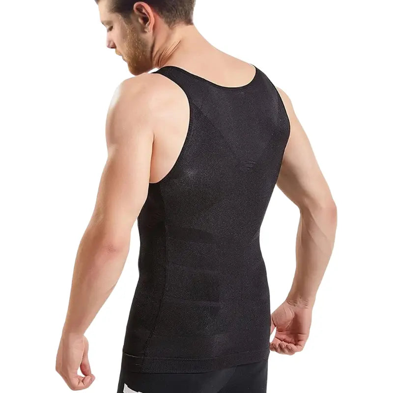 Brent – Slimming Body Shaper Vest for Men with Back Support & Compression Fit