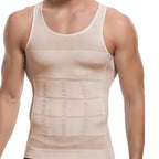 Brent – Slimming Body Shaper Vest for Men with Back Support & Compression Fit