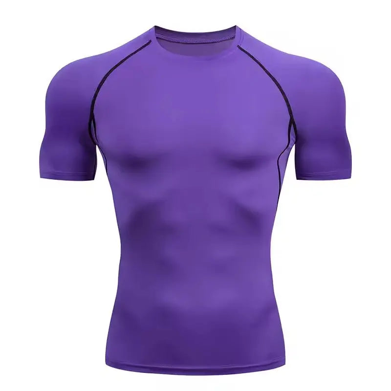 Caleb – Men's Compression T-Shirt for Outdoor Training & Fitness Activities, Breathable Fabric