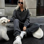 MunaWear - Tracksuits - Brielle – Stylish Women's Tracksuit Set Relaxed Oversized Fit - 