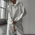 MunaWear - Tracksuits - Brielle – Stylish Women's Tracksuit Set in Pink & Yellow, Relaxed Oversized Fit - 