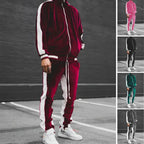 Caden - Luxe Men's Tracksuit With Velvet Fabric And Drawstring For Casual And Street Style 6