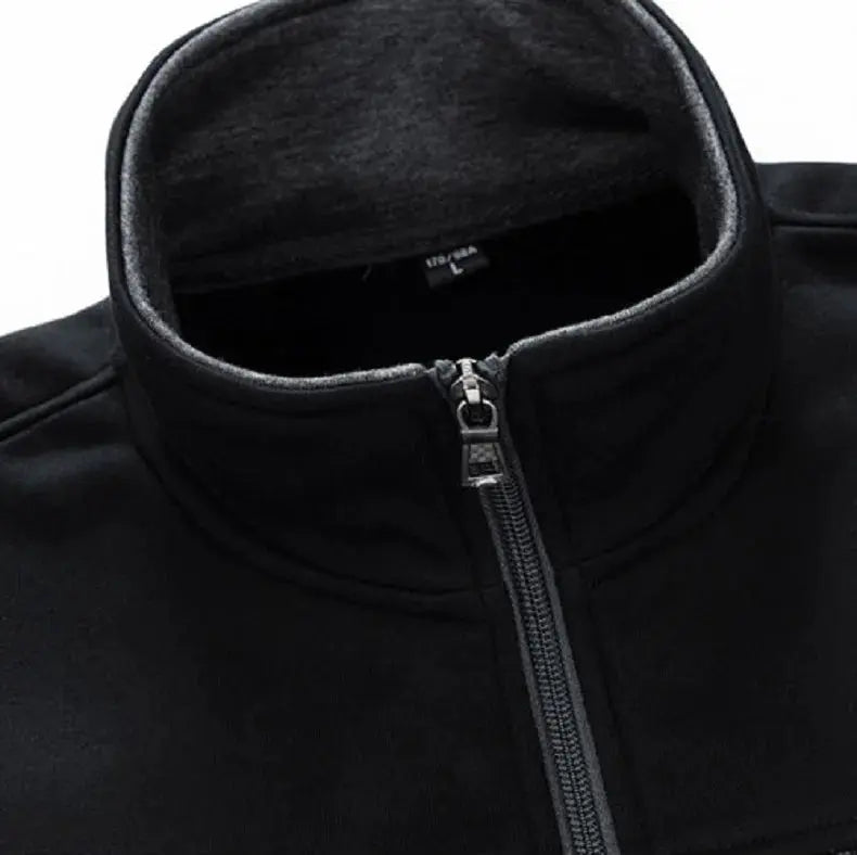 Caden - Modern Men's Tracksuit Set With Zip Jacket And Geometric Design For Casual Wear 5