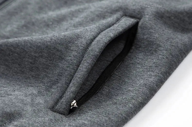 Caden - Modern Men's Tracksuit Set With Zip Jacket And Geometric Design For Casual Wear 7