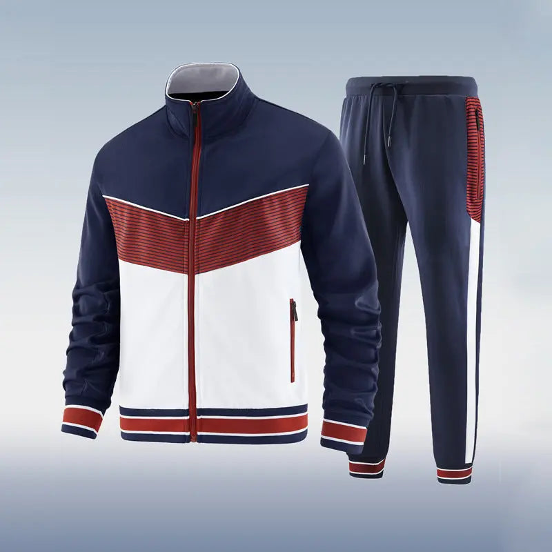 Caden - Premium Men's Tracksuit Set With Slim Fit For Gym And Travel 0