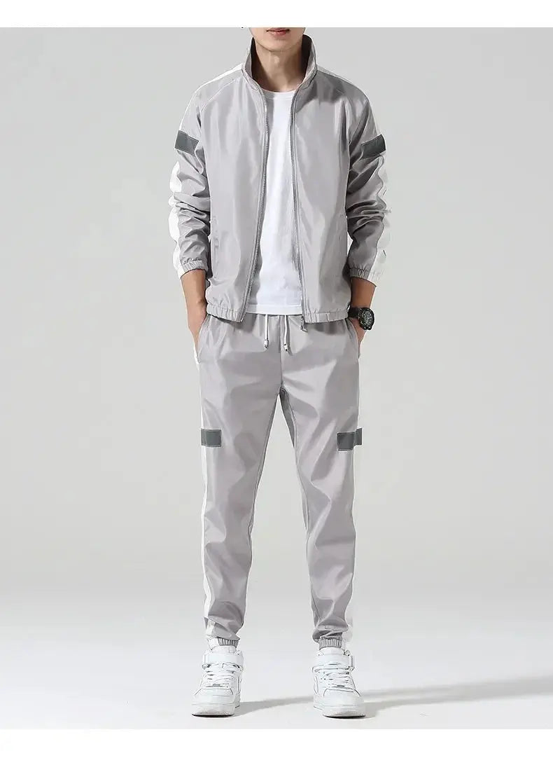 Caden - Sporty Men's Tracksuit Set With Full-Zip Jacket And Jogger Pants For Active Days 5