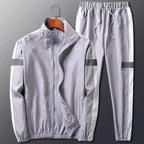 Caden - Sporty Men's Tracksuit Set With Full-Zip Jacket And Jogger Pants For Active Days 1
