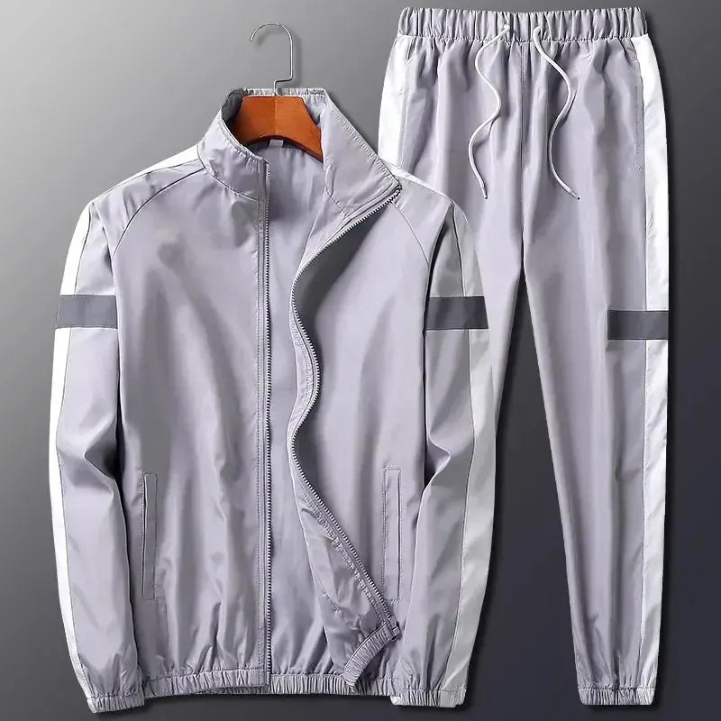 Caden - Sporty Men's Tracksuit Set With Full-Zip Jacket And Jogger Pants For Active Days 1