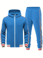 Caden - Sporty Men's Tracksuit Set With Hoodie And Joggers For Casual Wear 1
