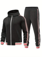 Caden - Sporty Men's Tracksuit Set With Hoodie And Joggers For Casual Wear 4