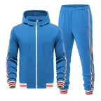 MunaWear - Tracksuits - Caden - Sporty Men's Tracksuit Set With Hoodie And Joggers For Casual Wear - 