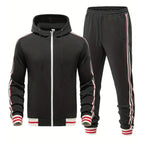 MunaWear - Tracksuits - Caden - Sporty Men's Tracksuit Set With Hoodie And Joggers For Casual Wear - 