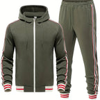 Caden - Sporty Men's Tracksuit Set With Hoodie And Joggers For Casual Wear 7